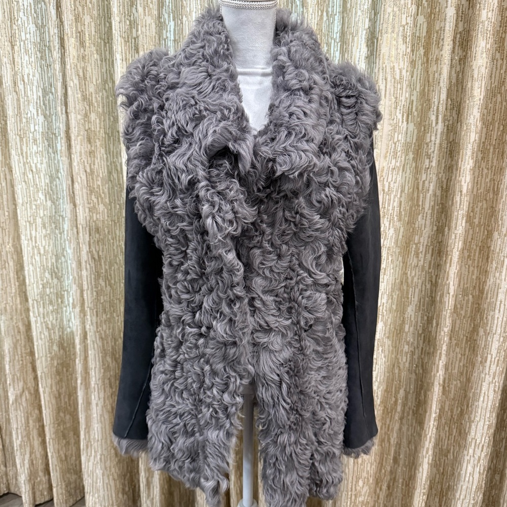 rag & bone Charcoal Teddy Jacket